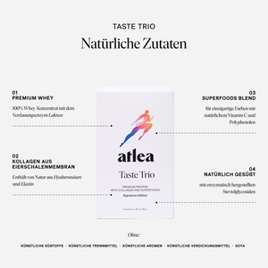 Taste Trio + Glasflasche
