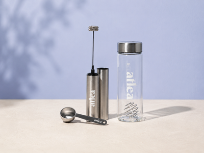 atlea Zubehör wie Trinkflasche, Mixer, Löffel etc.