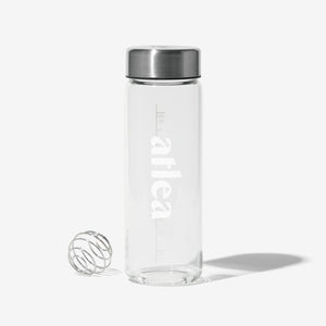 Glasflasche mit Shakerball