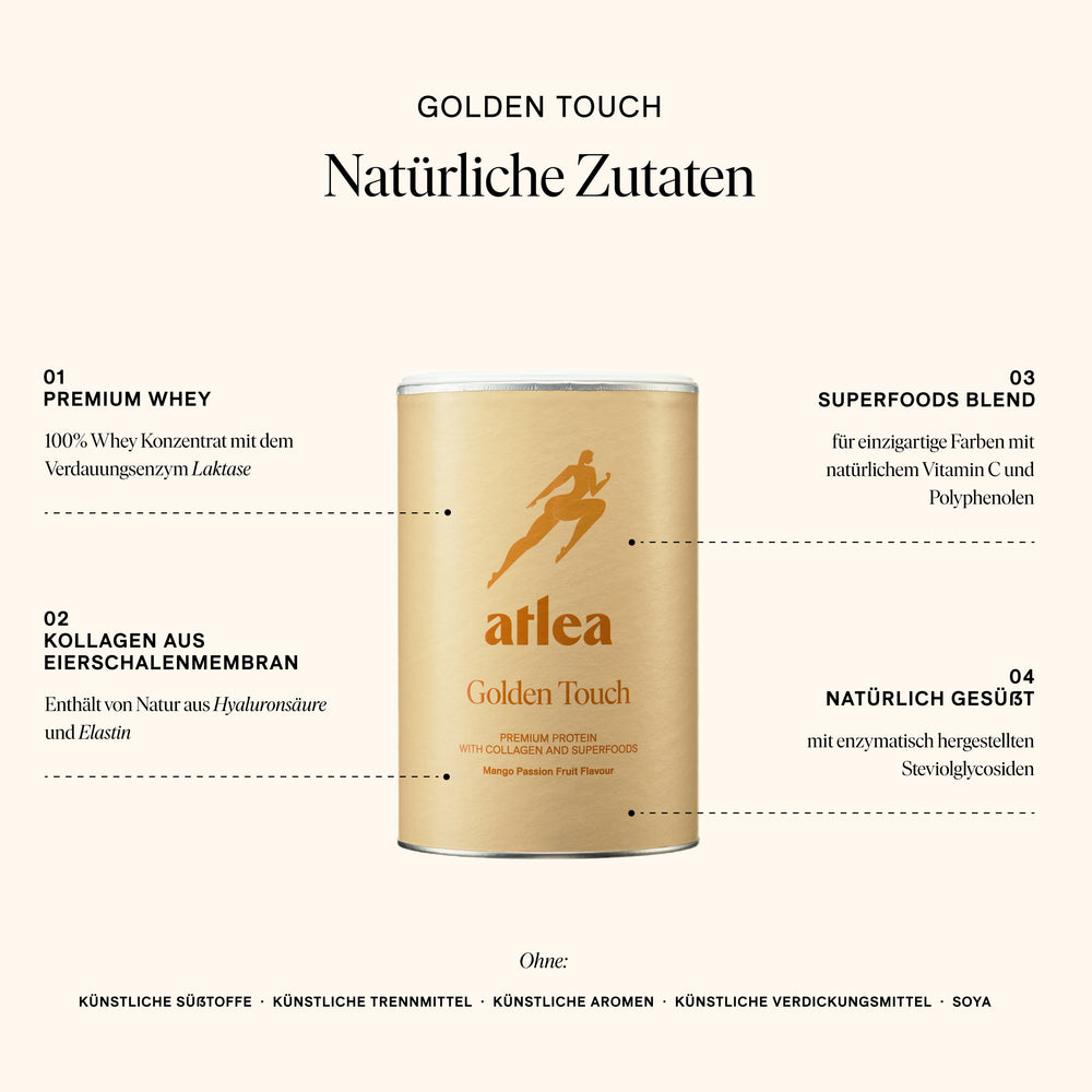 Golden Touch - Premium Protein mit Kollagen & Superfoods